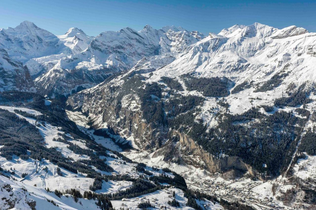 O 68 Haus Bel Air Apartment Wengen Bagian luar foto