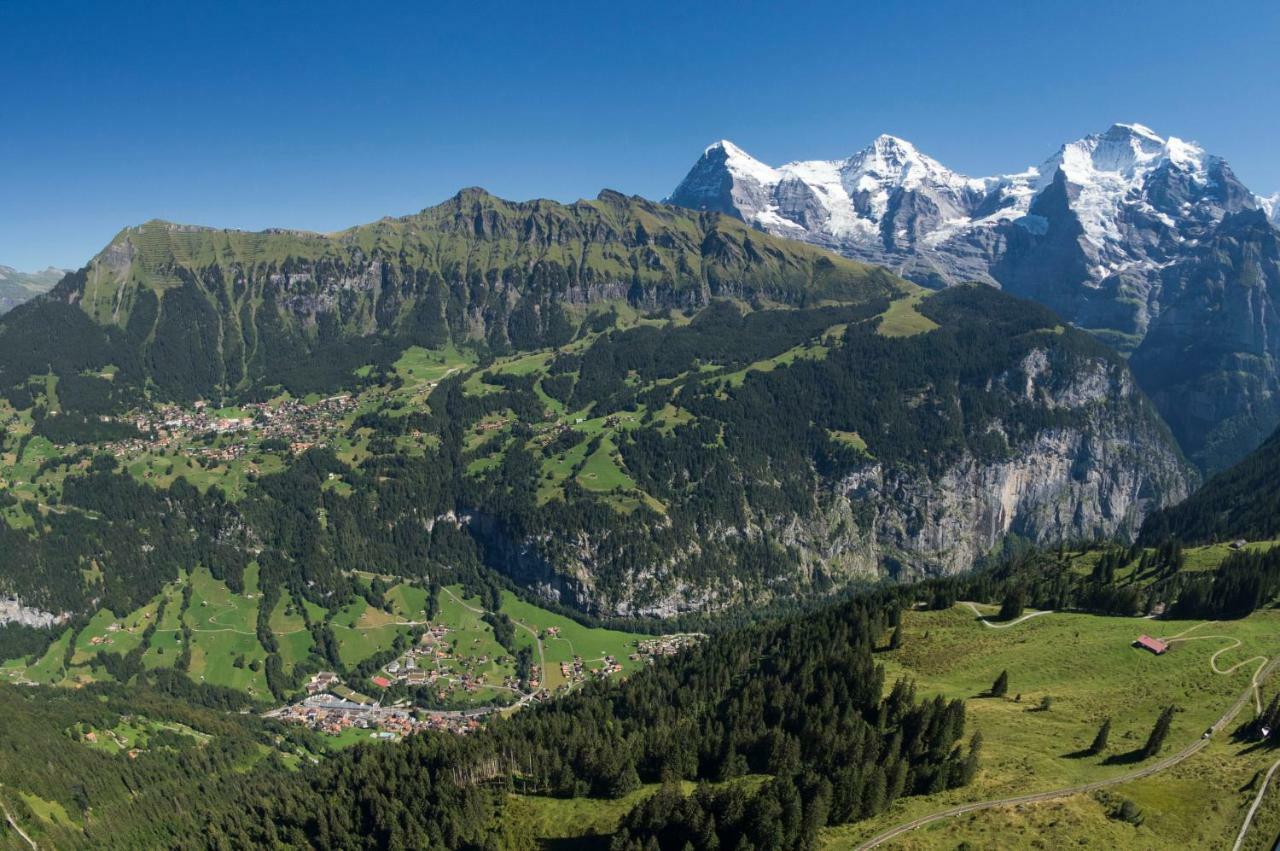 O 68 Haus Bel Air Apartment Wengen Bagian luar foto