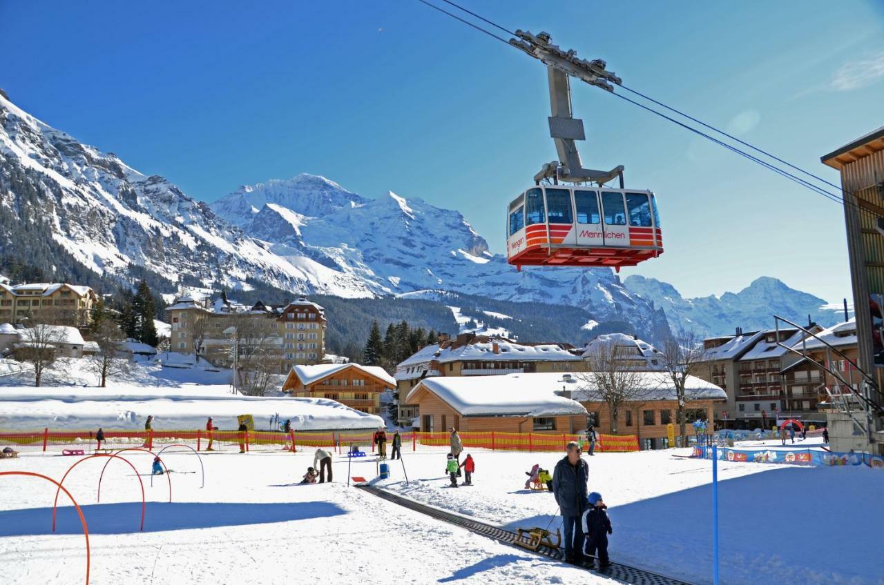 O 68 Haus Bel Air Apartment Wengen Bagian luar foto