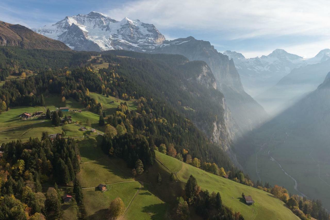 O 68 Haus Bel Air Apartment Wengen Bagian luar foto